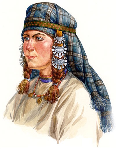 The image of a Slavic beauty